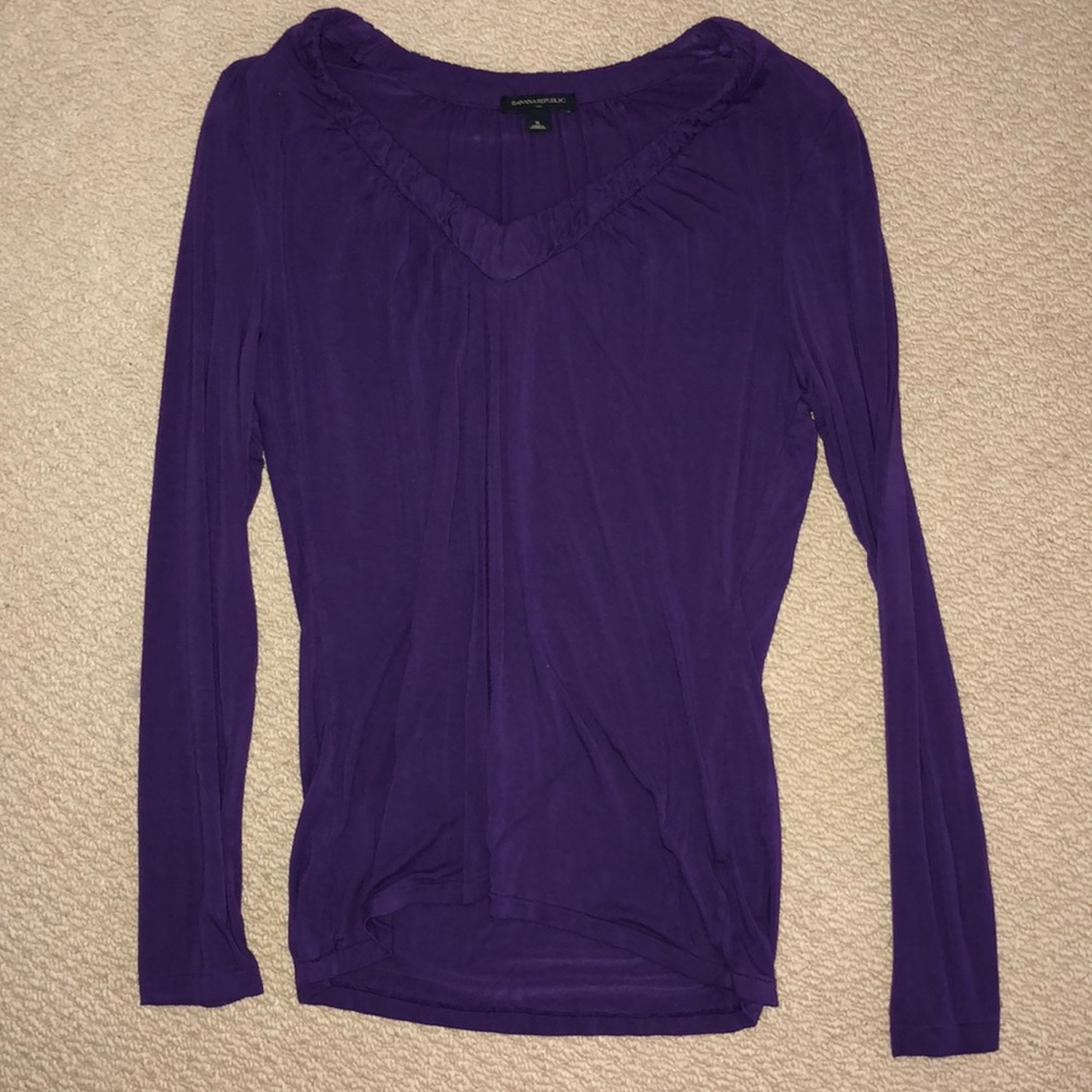Purple Long Sleeve Top